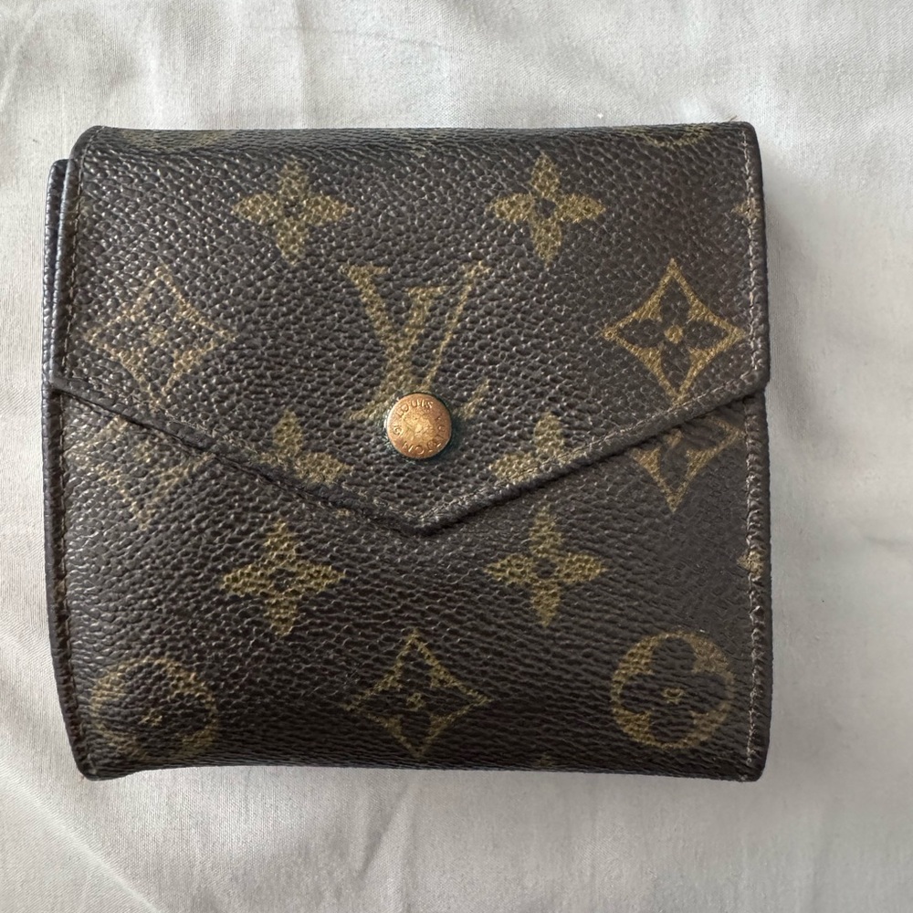 Louis Vuitton Brown Monogram Trifold Wallet